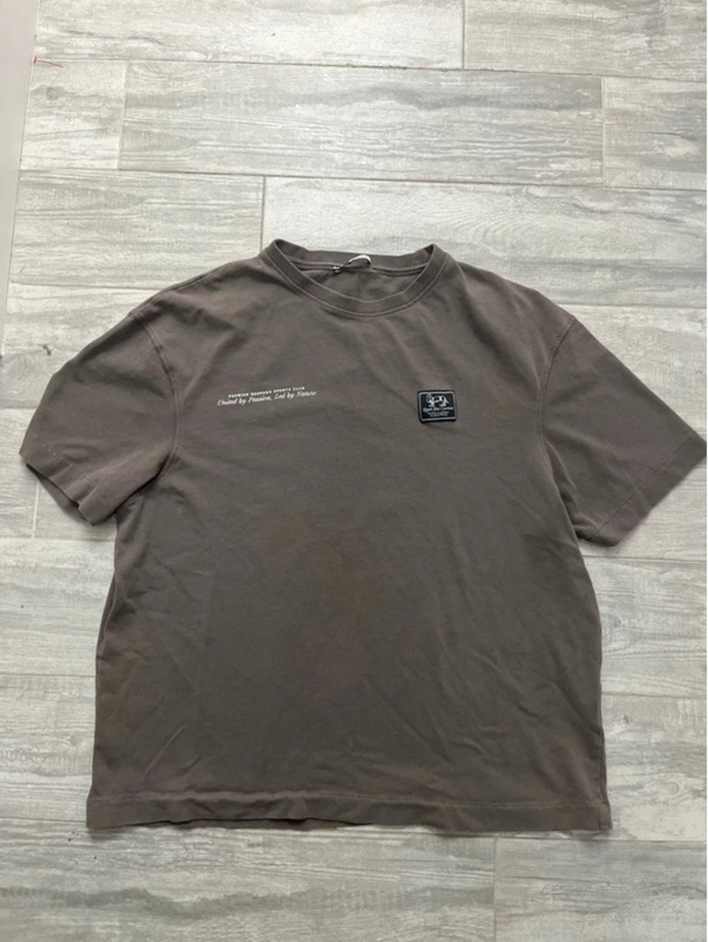 Zara Brown Graphic Tee Shirt